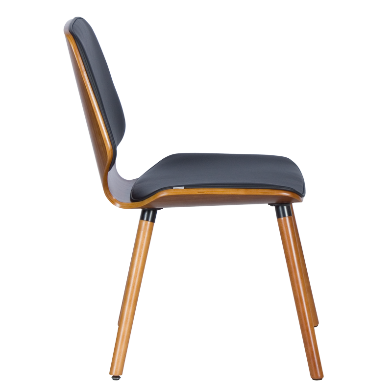 Трапезен стол Carmen 9977 – орех / черен