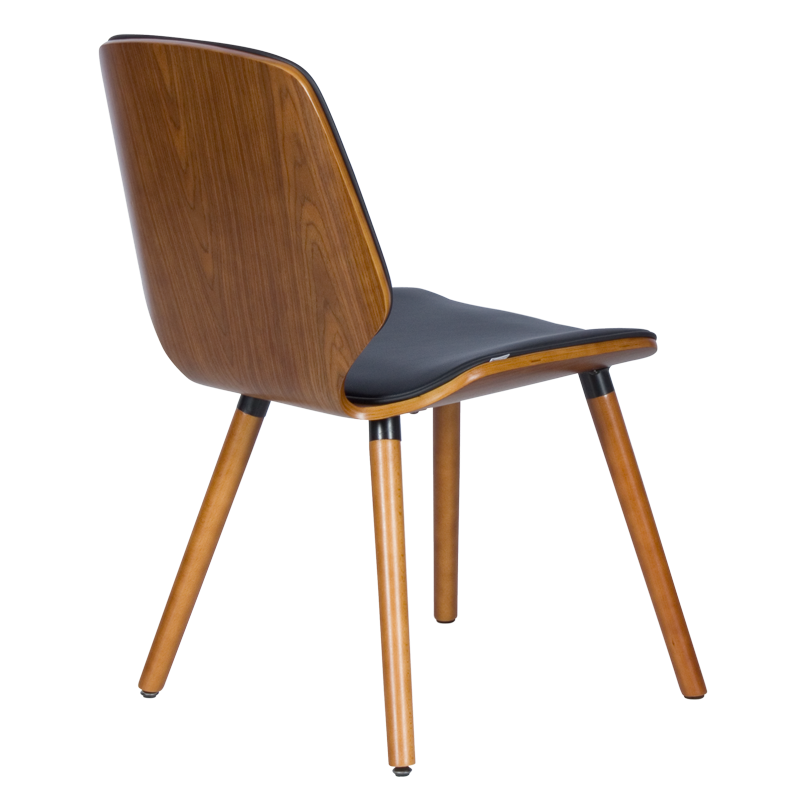 Трапезен стол Carmen 9977 – орех / черен