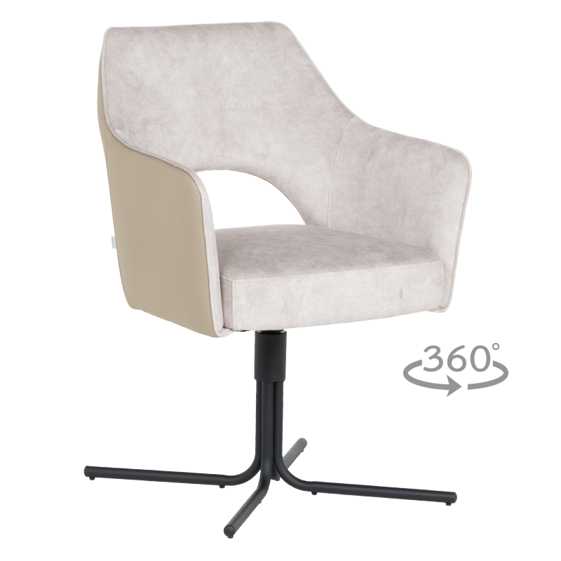 Трапезен стол PARNU - крем