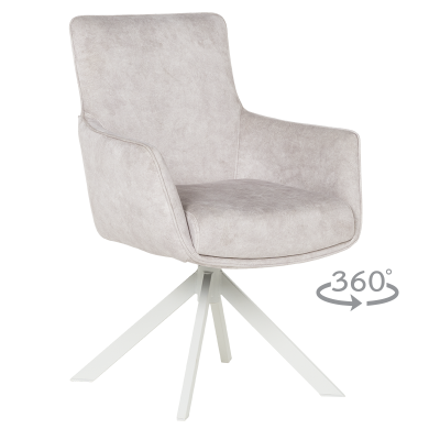 Трапезен стол VALGA 6 - крем