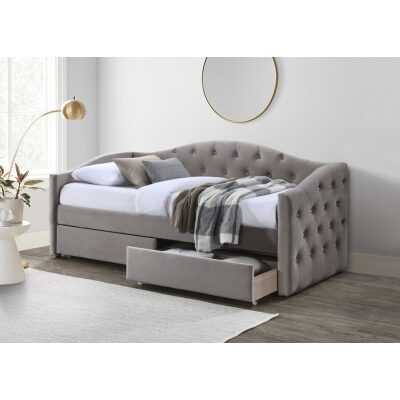 Легло 90 с чекмеджета - бежово