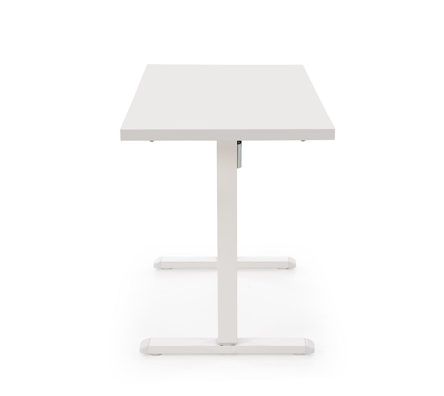 Бюро с регулируема височина – бяло/бяло