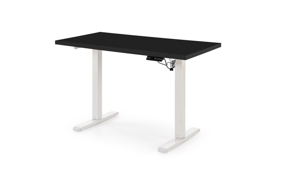 Бюро с регулируема височина - Черно/Бяло Бюро с регулируема височина – Черно/Бяло