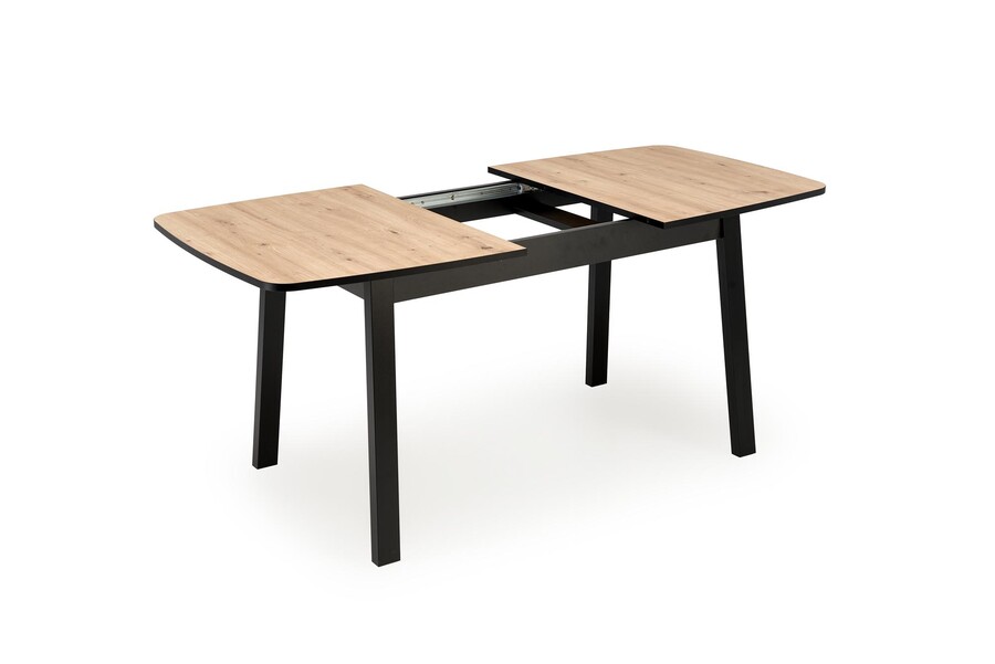 Разтегателна маса 130/170×80 – дъб занаятчия/черно