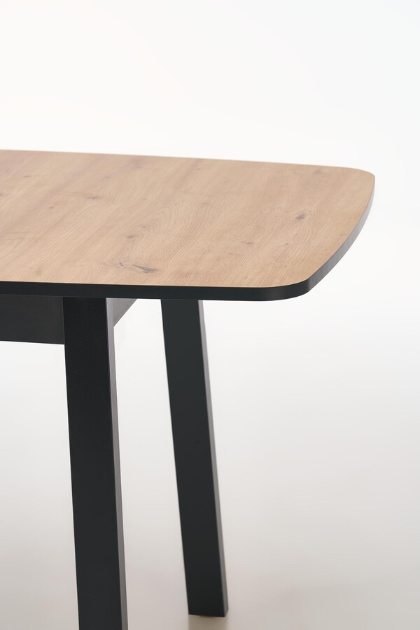 Разтегателна маса 130/170×80 – дъб занаятчия/черно