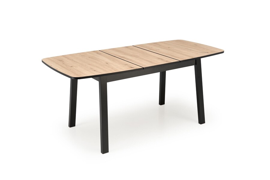 Разтегателна маса 130/170×80 – дъб занаятчия/черно
