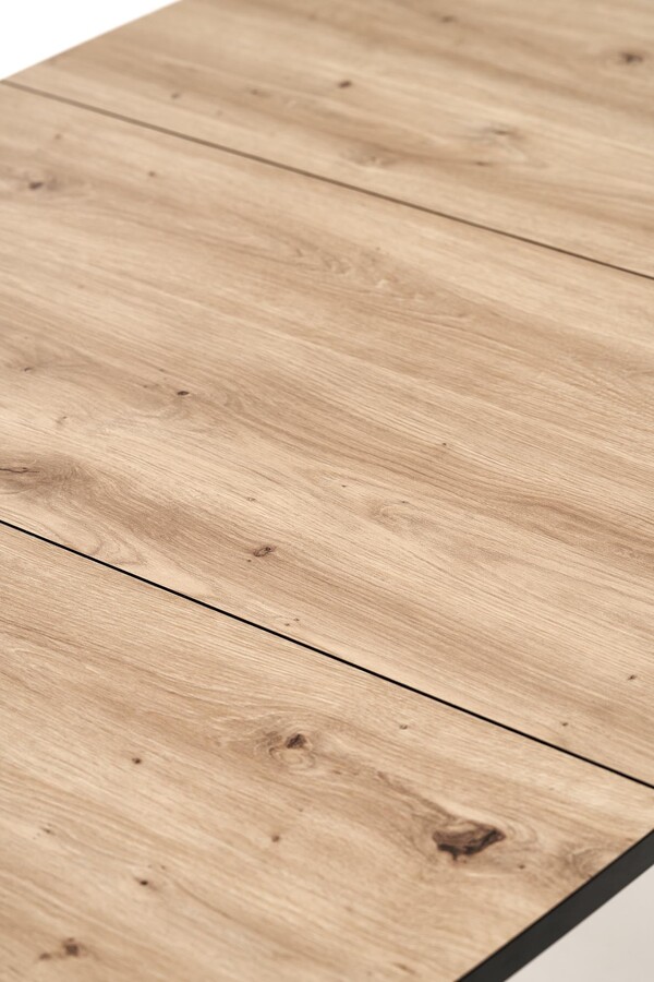 Разтегателна маса 130/170×80 – дъб занаятчия/черно