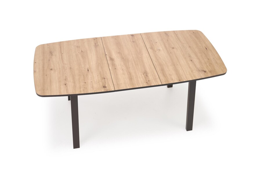 Разтегателна маса 130/170×80 – дъб занаятчия/черно