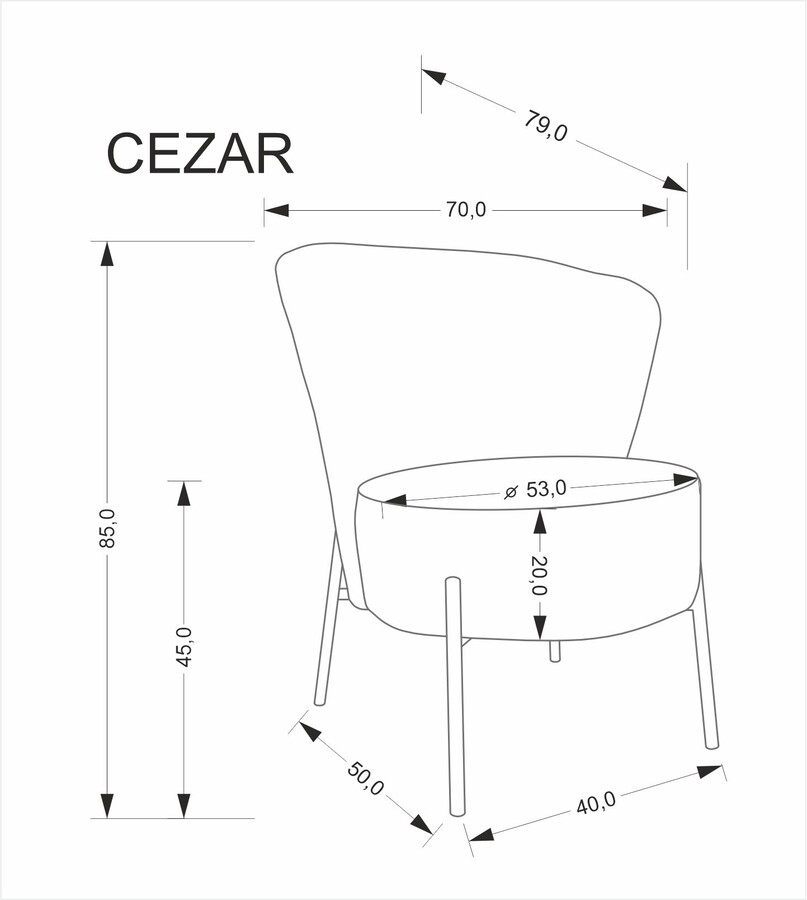 Шезлонг – сив