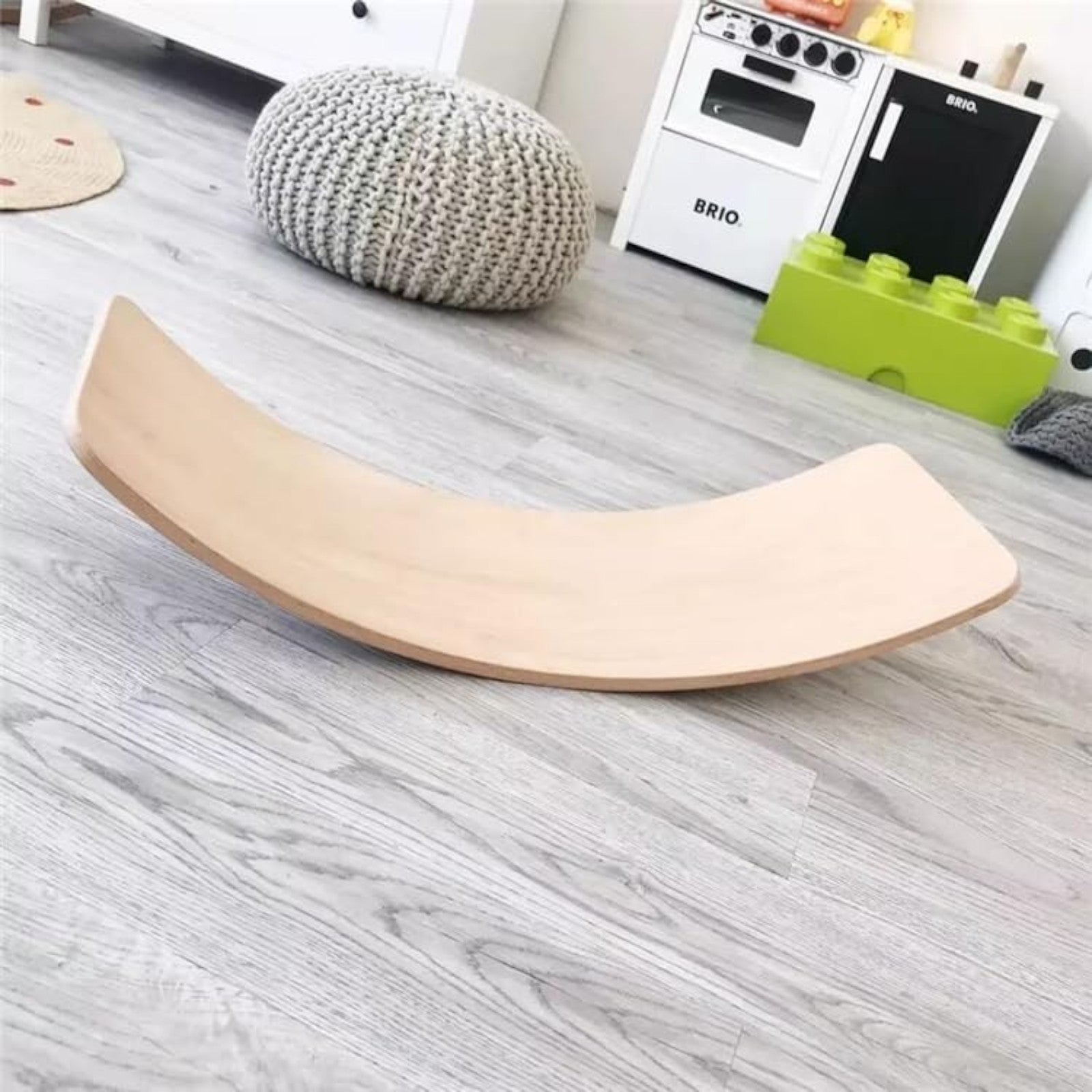 Дървена Дъска за Баланс Ginger Home – Безопасна Играчка за Деца