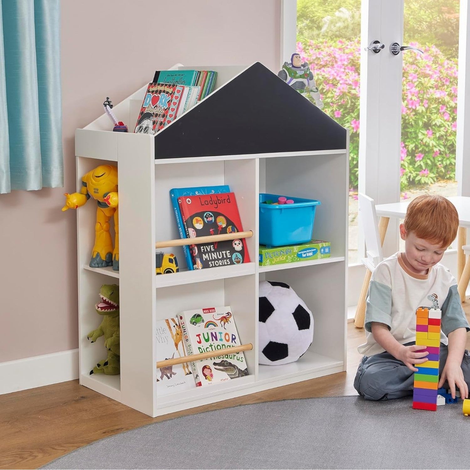 Детска Етажерка за Играчки и Книги GINGER HOME