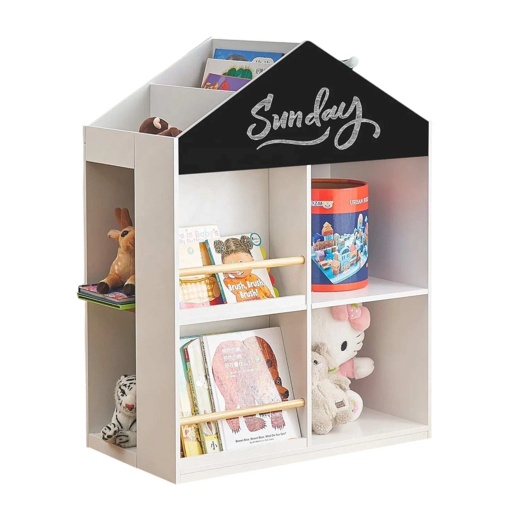 Детска Етажерка за Играчки и Книги GINGER HOME