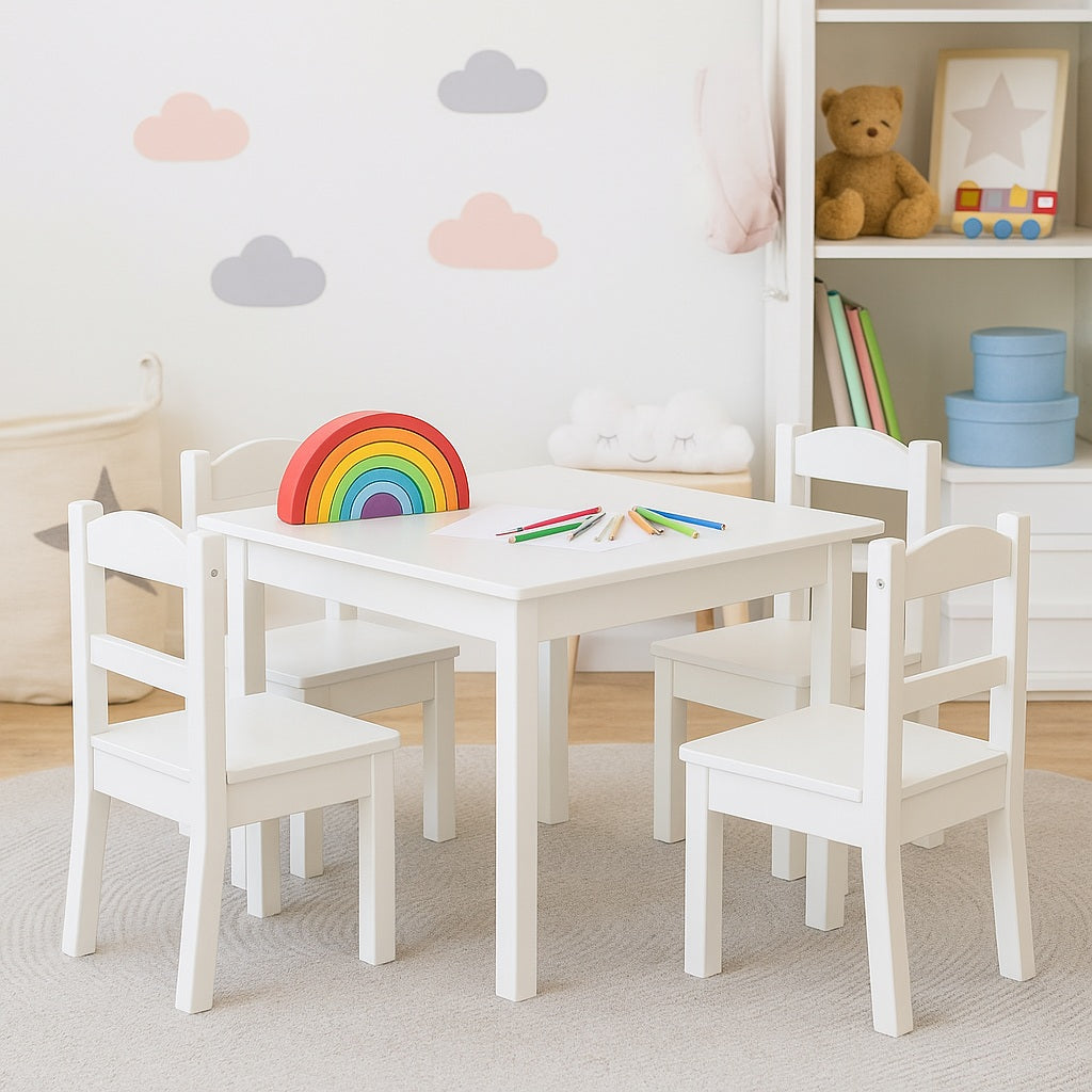 Детска Маса с 4 Столчета GINGER HOME
