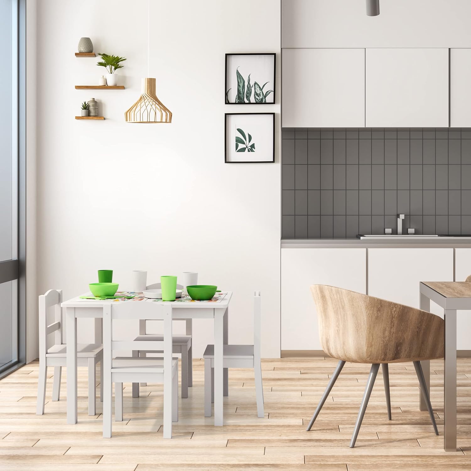 Детска Маса с 4 Столчета GINGER HOME