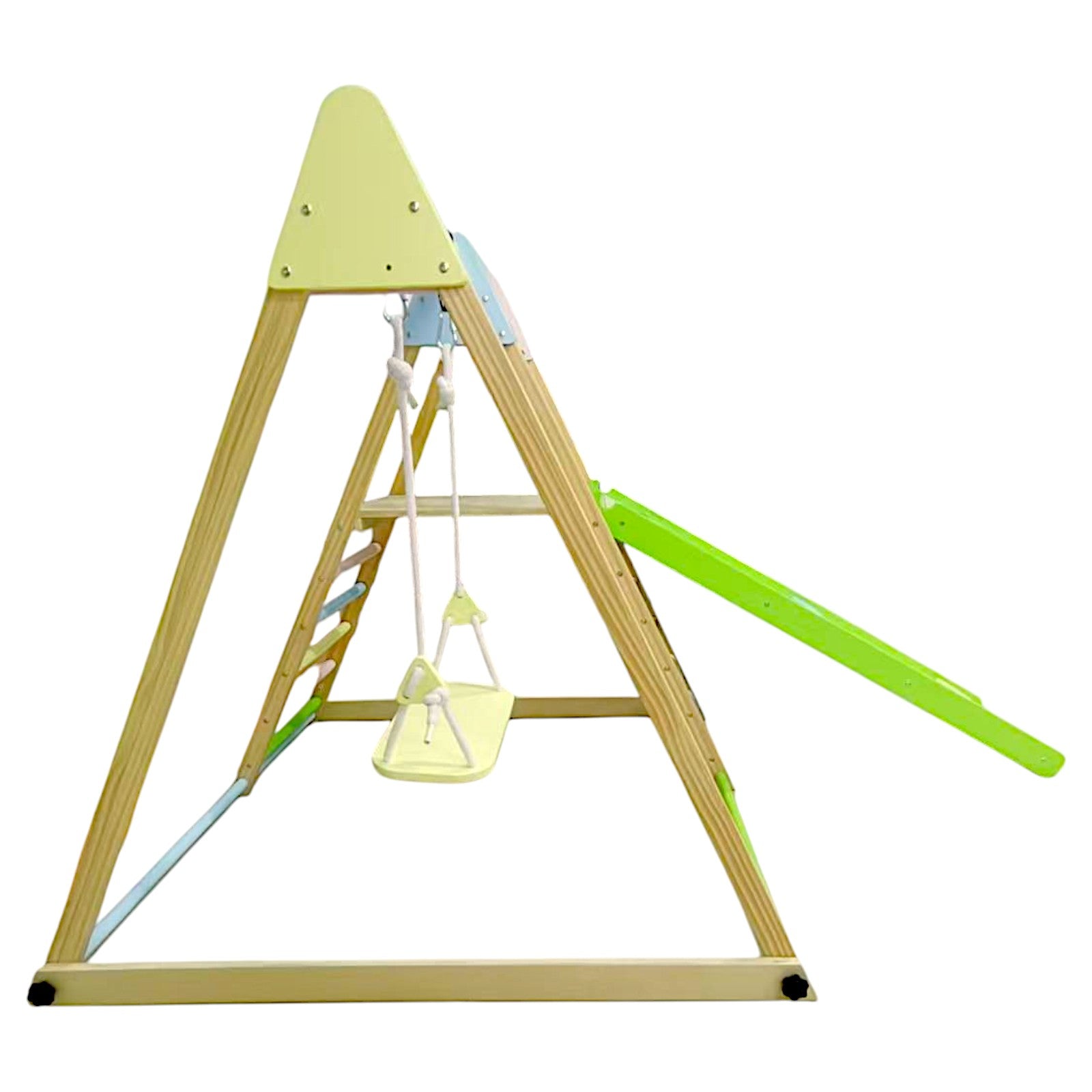 Детски Дървен Комплект GINGER HOME 4 в 1 – Люлка