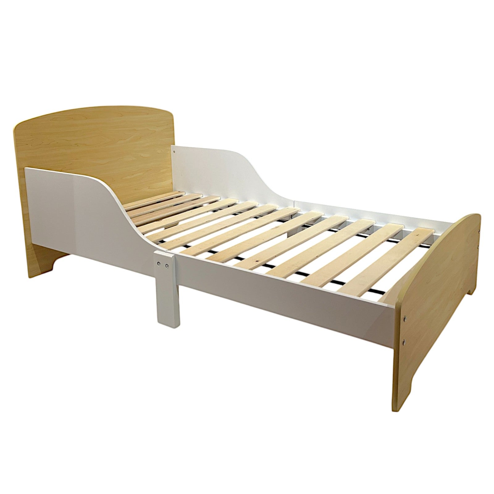 Детско Дървено Легло със Защита и Подматрачна Рамка 140/70 см – GINGER HOME