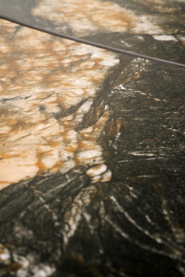 Разтегателна маса 180/260×90 – черен мрамор/черно