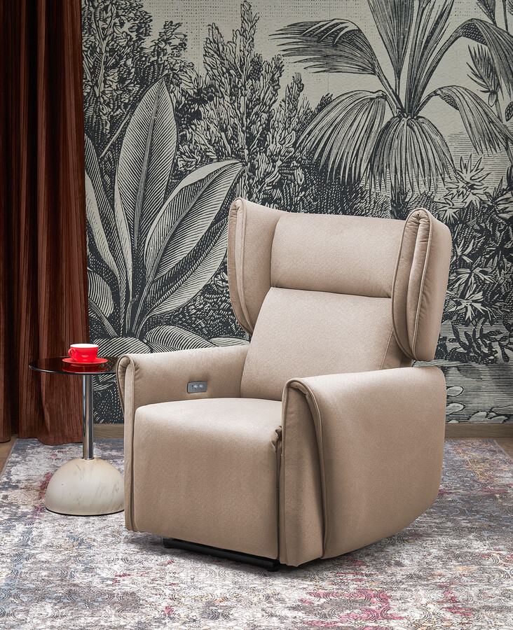 Шезлонг - бежов