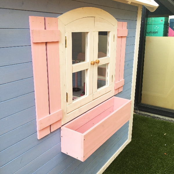 Голяма Дървена Детска Къща с Веранда GINGER HOME