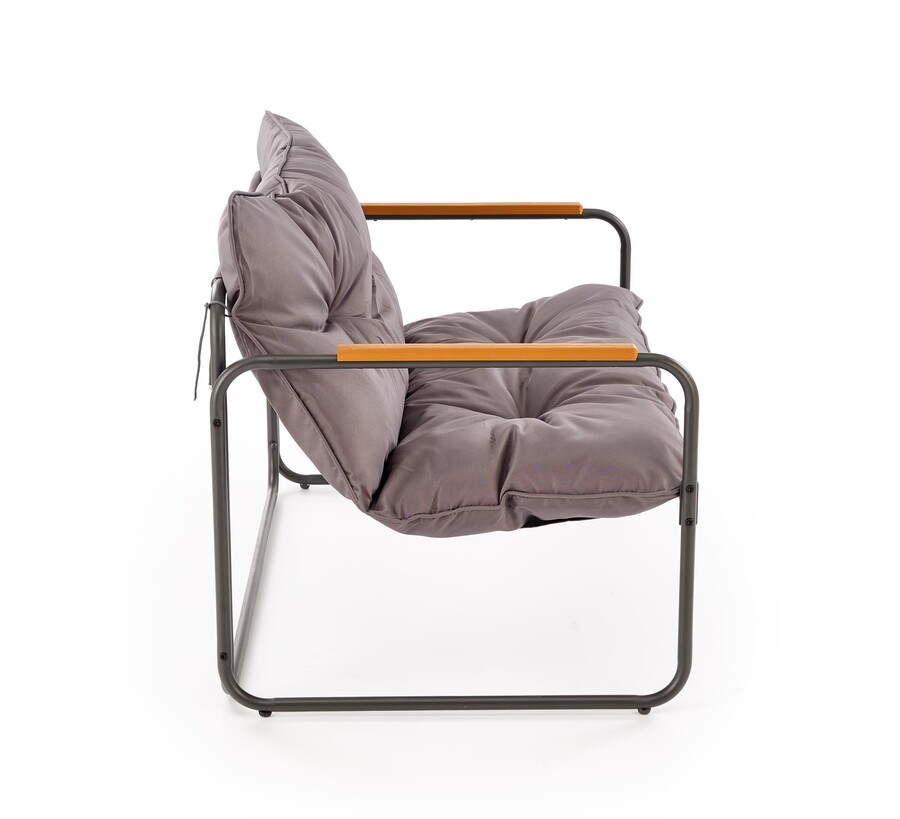 Комплект градински мебели – ясен/кафяв