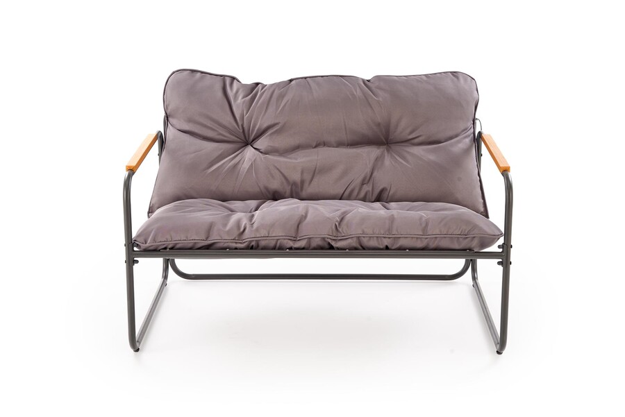 Комплект градински мебели – ясен/кафяв