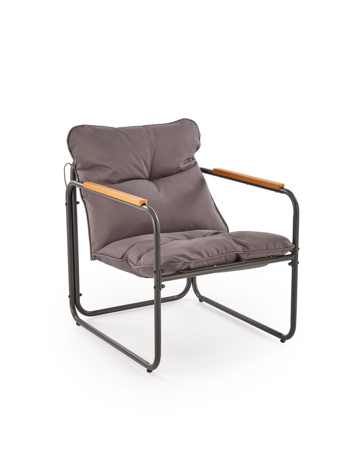 Комплект градински мебели – ясен/кафяв