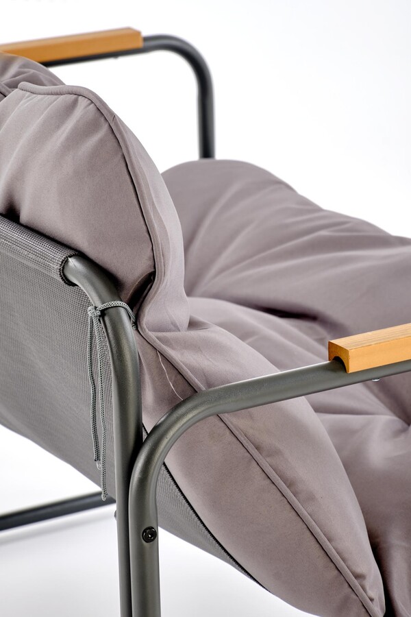 Комплект градински мебели – ясен/кафяв