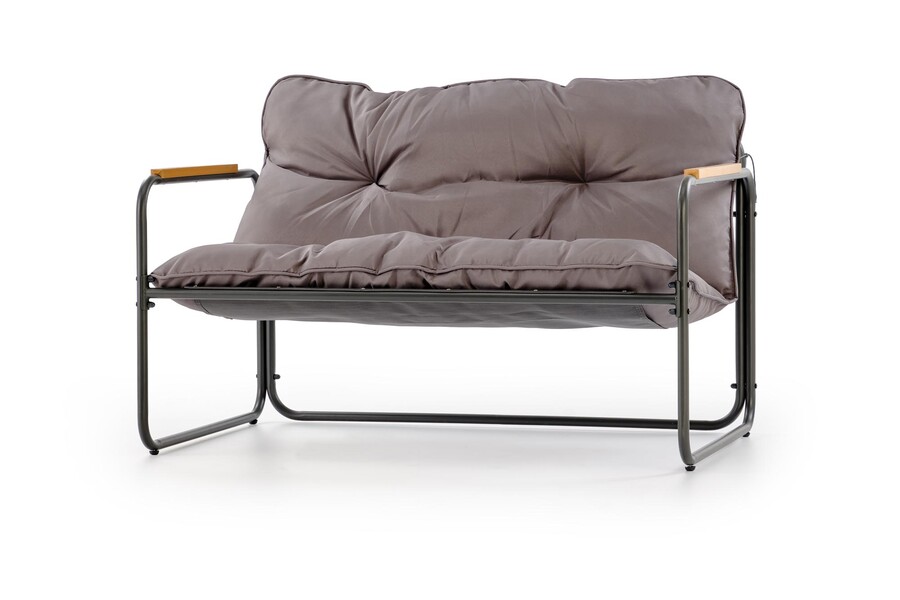 Комплект градински мебели – ясен/кафяв