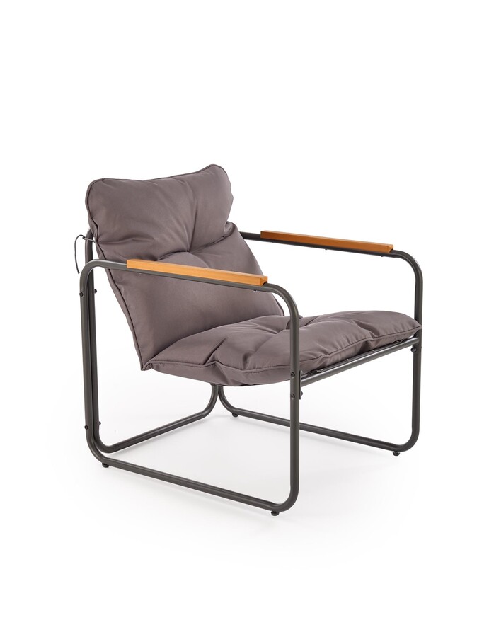 Комплект градински мебели – ясен/кафяв