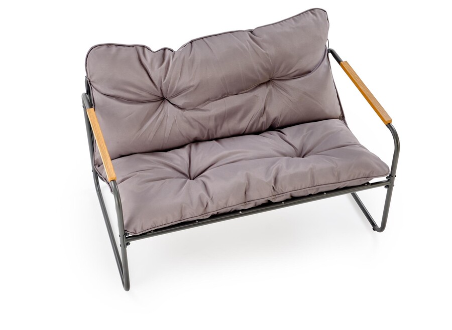 Комплект градински мебели – ясен/кафяв