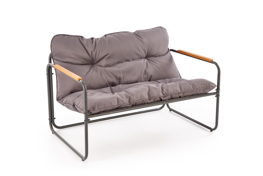 Комплект градински мебели – ясен/кафяв