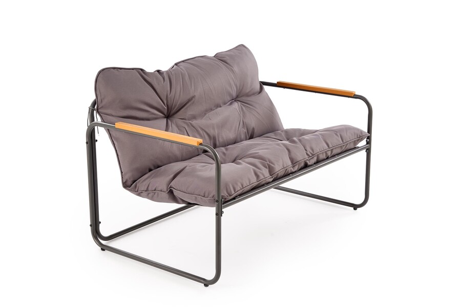 Комплект градински мебели – ясен/кафяв