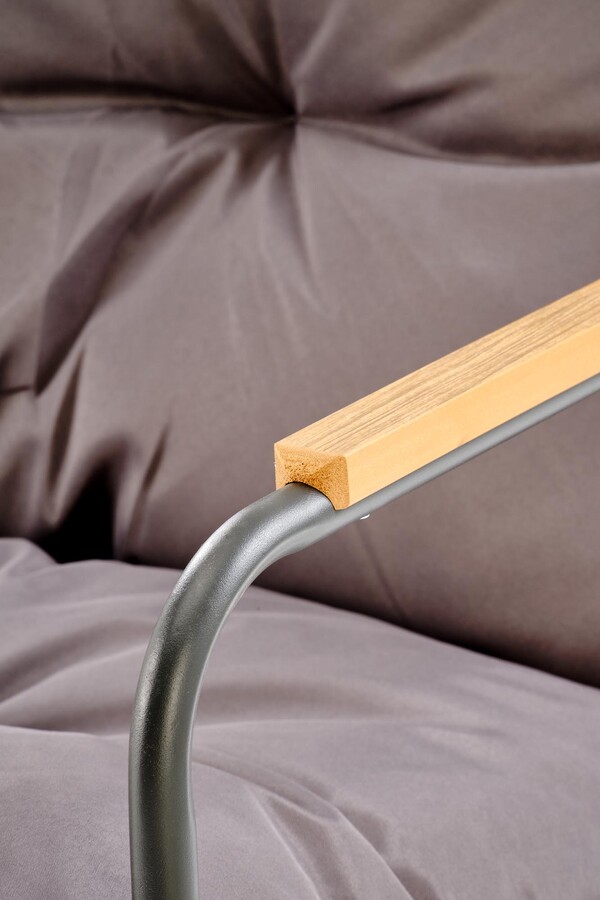 Комплект градински мебели – ясен/кафяв