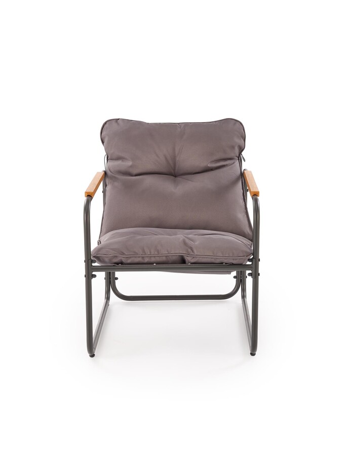 Комплект градински мебели – ясен/кафяв