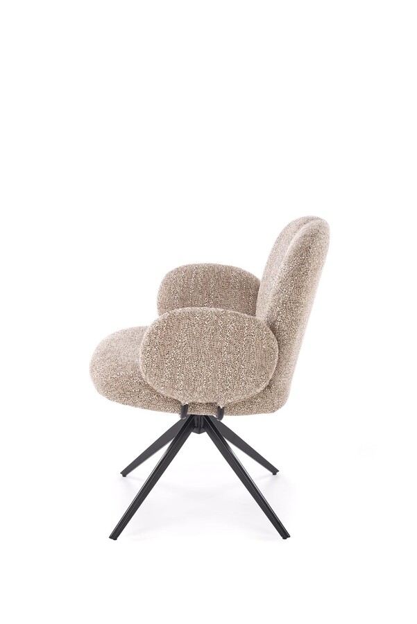 Въртящ се стол – тъмнобежов