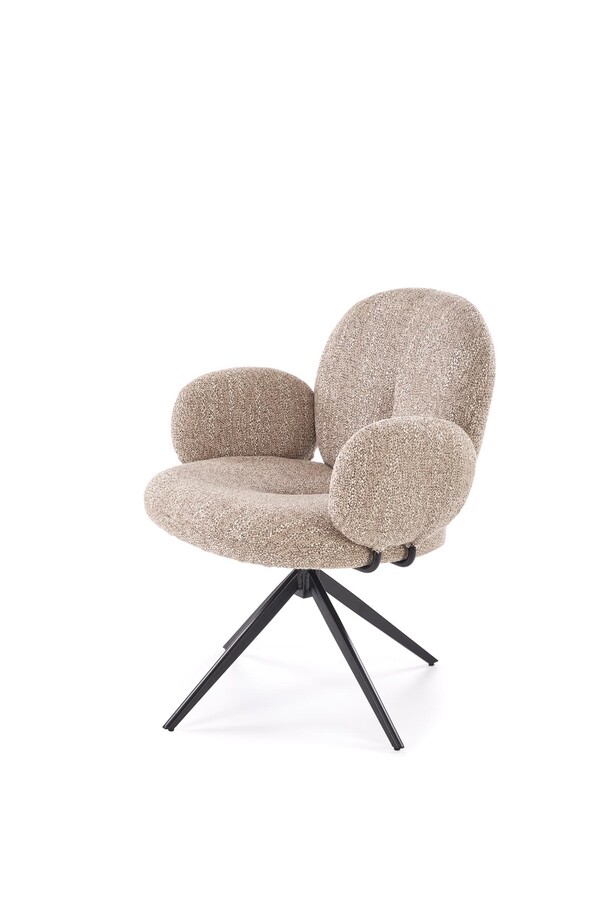 Въртящ се стол – тъмнобежов