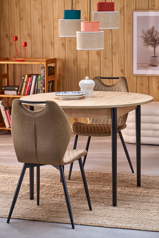 Кадифен стол – бежов