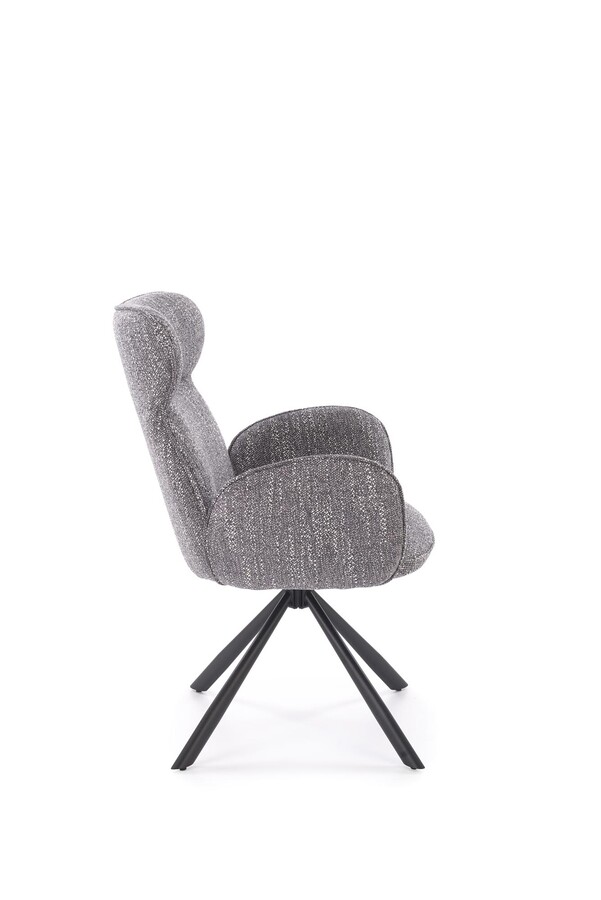 Въртящ се стол – пепеляво сив