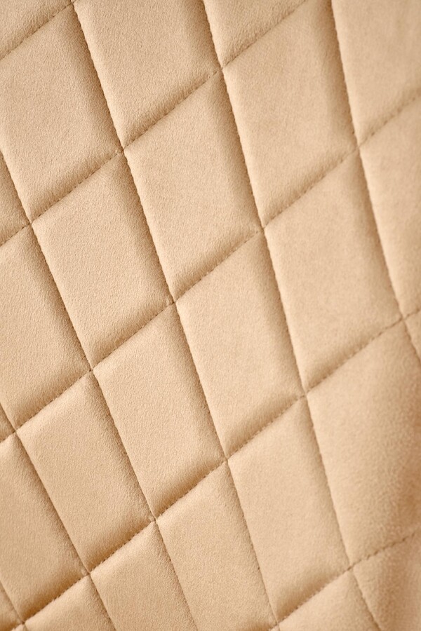 Кадифен стол – бежов/черен