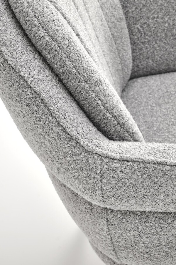 Въртящ се стол – пепеляво сив