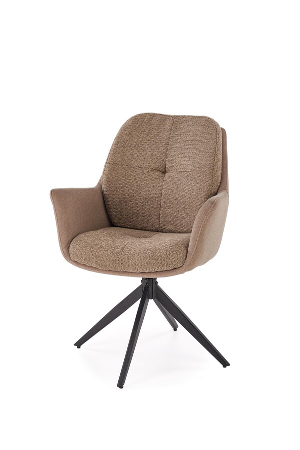 Въртящ се стол - кафяв