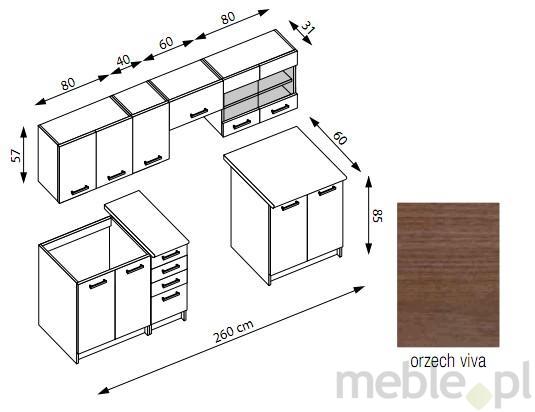 АМАНДА Кухня 1 – канела акация