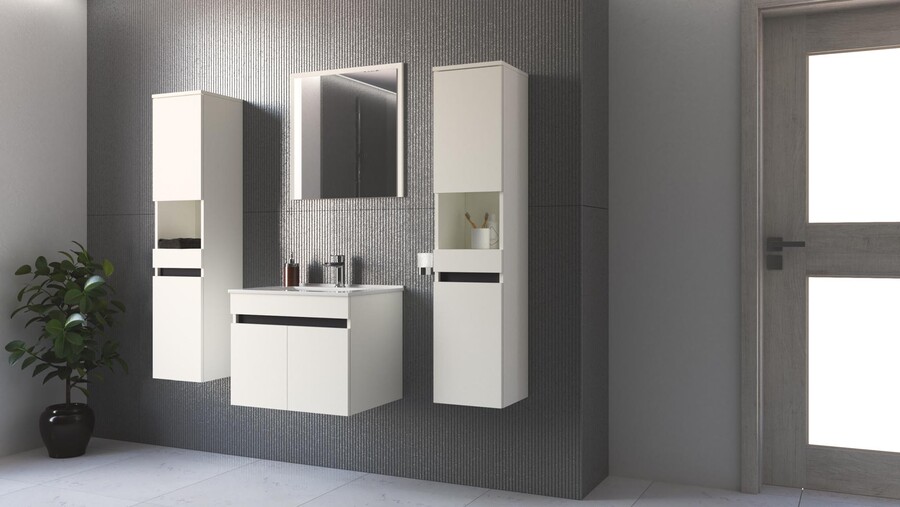 Огледало за баня 60×60 – бяло