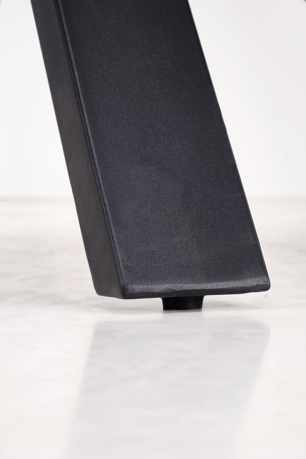 разтегателна маса 140/180×85 – бял мрамор/черно