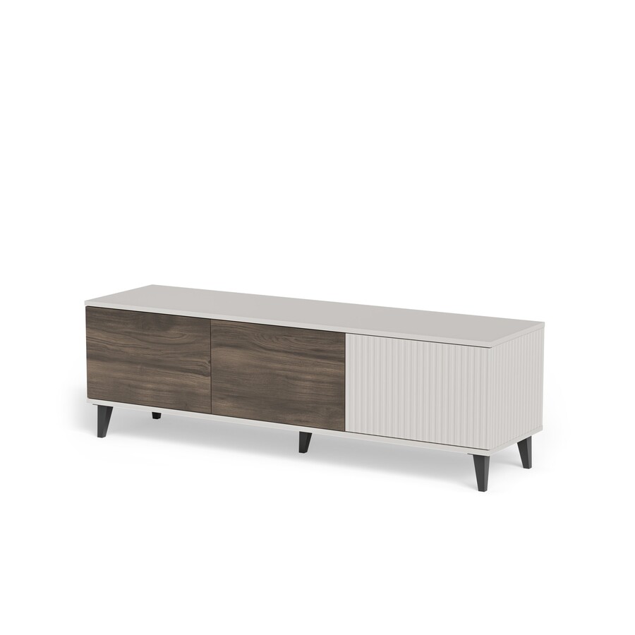 ТВ шкаф с 3 врати 2 150 см – кашмир/орех