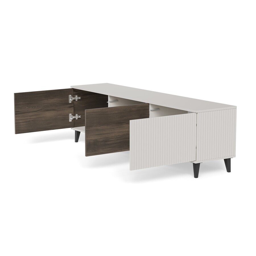 ТВ шкаф с 3 врати 2 180 см – кашмир/орех