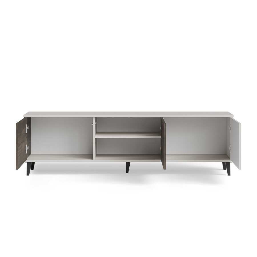 ТВ шкаф с 3 врати 2 180 см – кашмир/орех