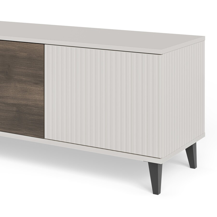 ТВ шкаф с 4 врати 2 200 см – кашмир/орех