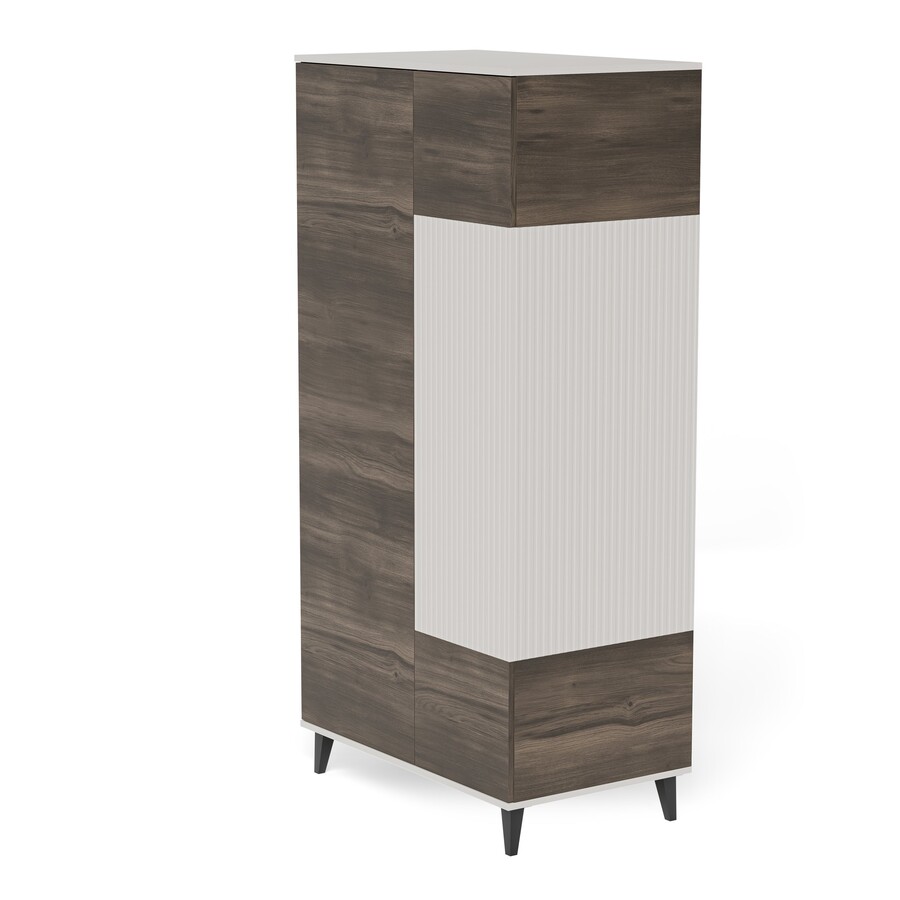 Гардероб 2 с 2 врати – кашмир/орех