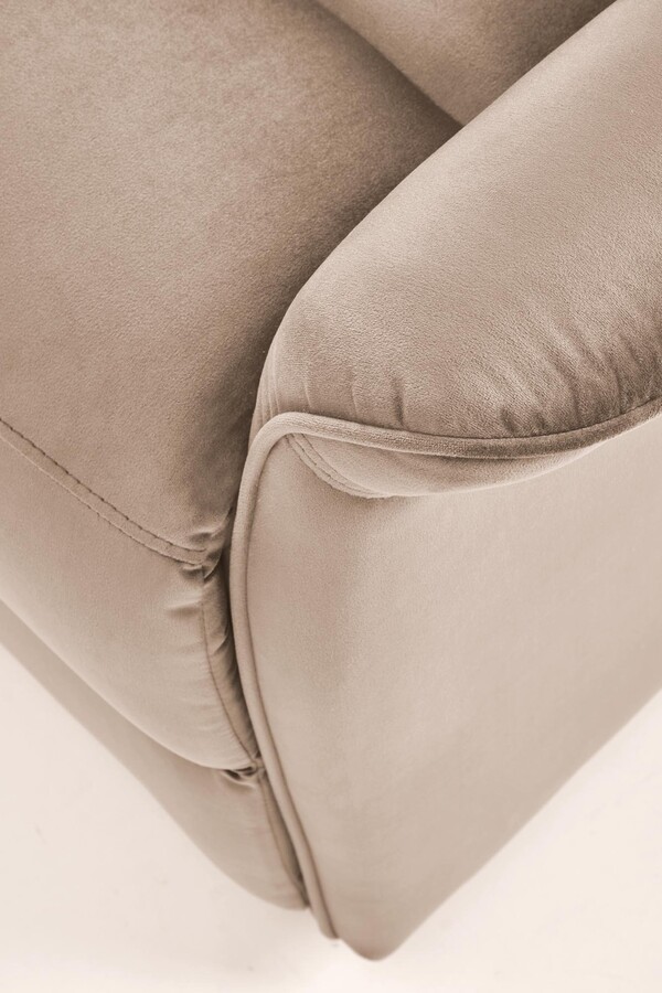 Фотьойл 2 с масаж и функция за изправено позициониране – бежов